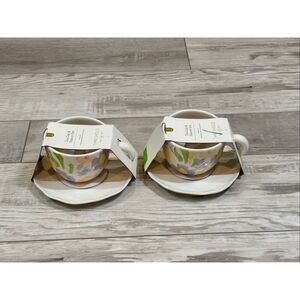 Target Threshold floral Easter bunny tea cup and saucer plate set